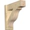Ekena Millwork Funston Block Rough Sawn Outlooker, Douglas Fir, 6"W x 18"D x 18"H OUT06X18X18FST05RDF - alternate 1